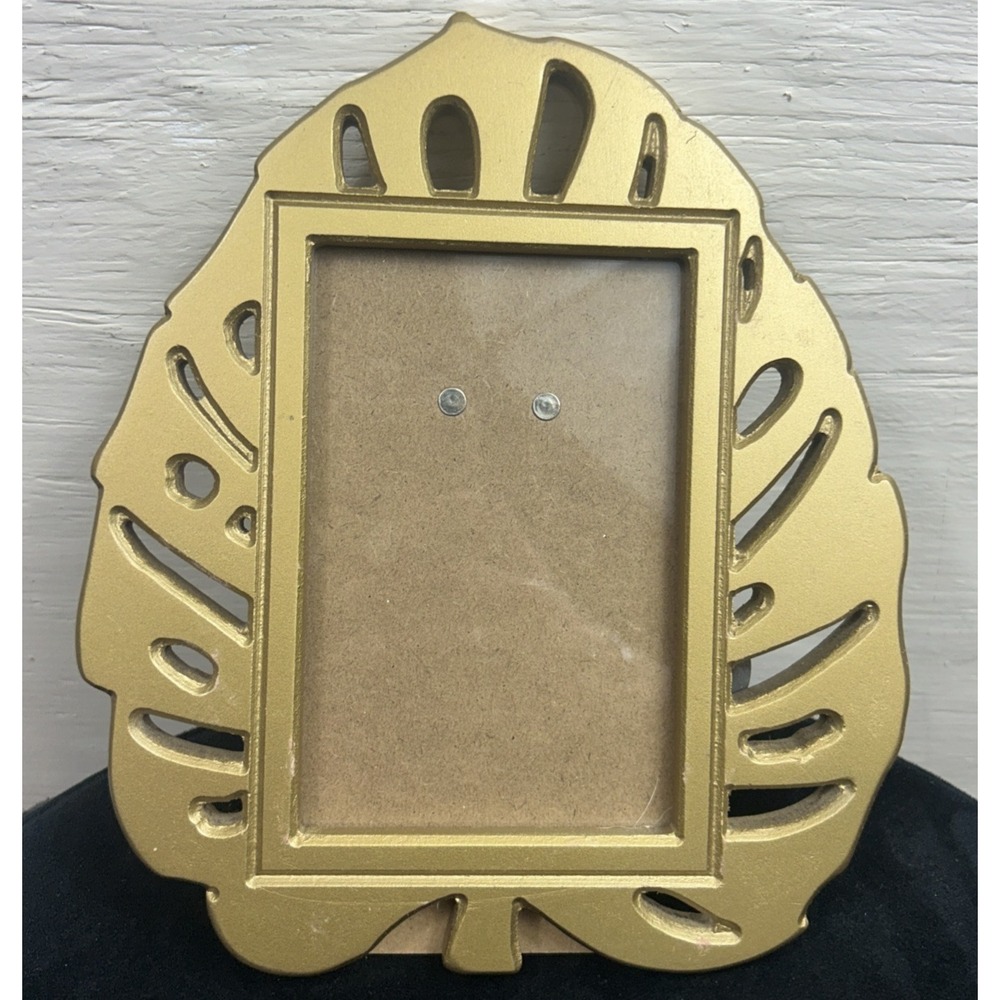 Gold Monstera‎ Leaf Chinoiserie Frame